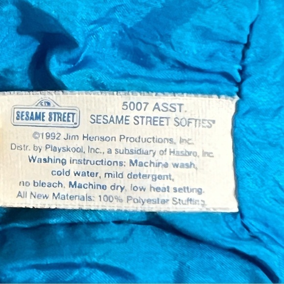 Vintage Sesame Street Cookie Monster and Elmo Plush by Playskool - Picture 6 of 10